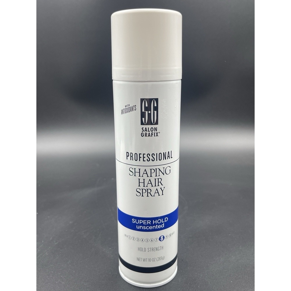 Salon Grafix Shaping Hair Spray Super Hold Unscented 10 oz